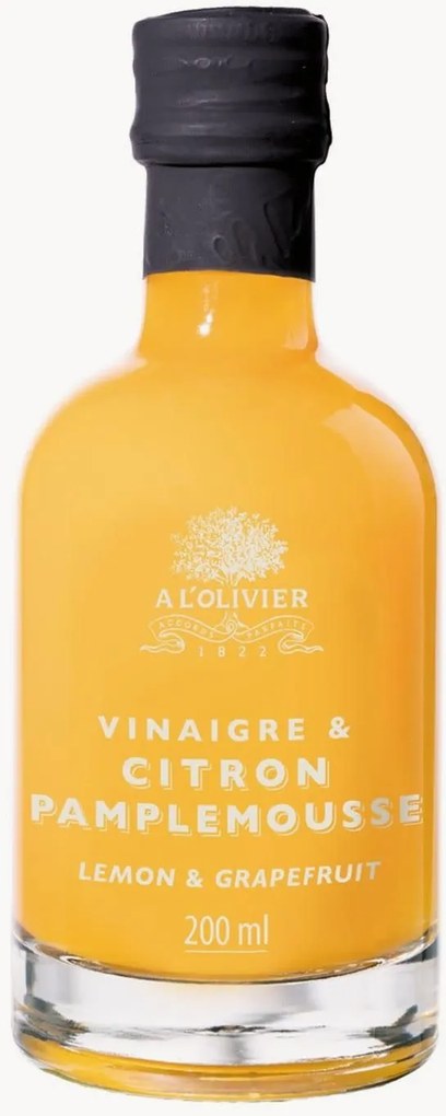 Vinagre de frutas com limão e toranja