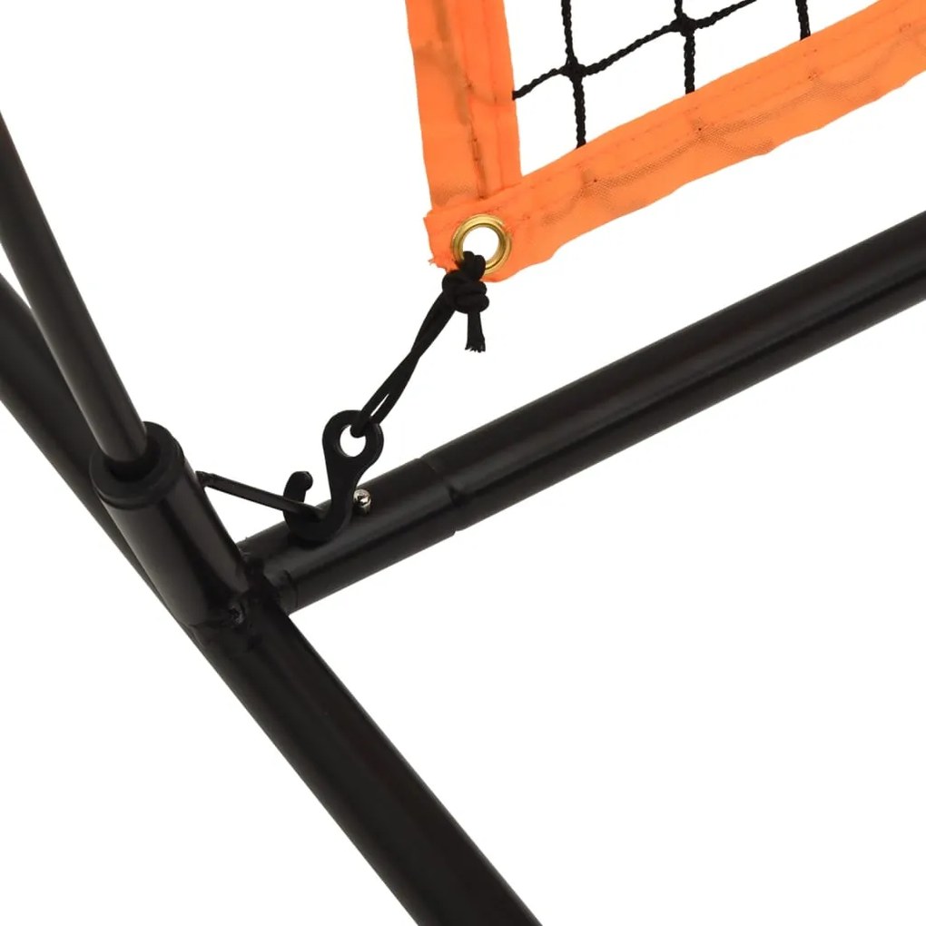 Rede p/ treino de golfe 215x107x216cm poliéster preto e laranja