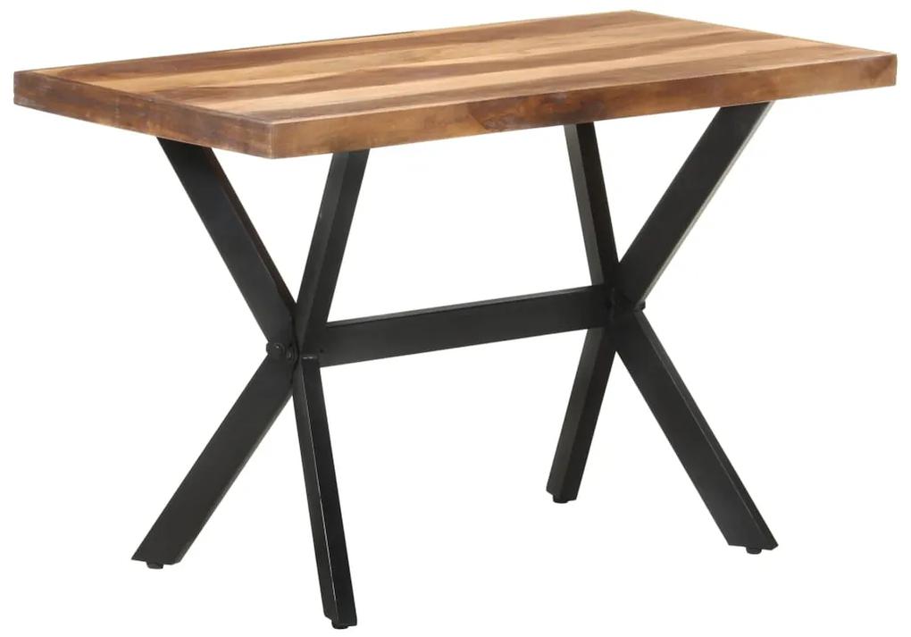 Mesa de jantar 120x60x75 cm madeira maciça c/ acabamento a mel