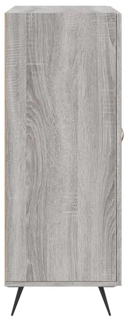 Aparador 69,5x34x90 cm derivados de madeira cinzento sonoma