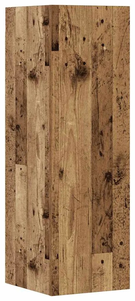 Conjunto de armário TV de parede 6 pcs madeira madeira velha