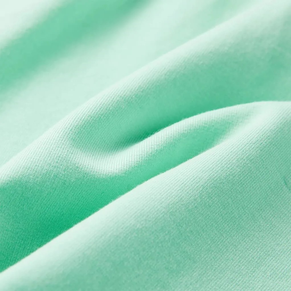 Vestido de criança com cordão verde brilhante 92