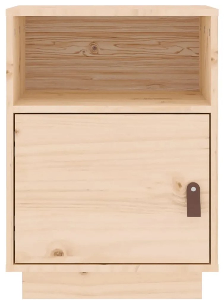 Mesa de cabeceira 40x34x55 cm madeira de pinho maciça
