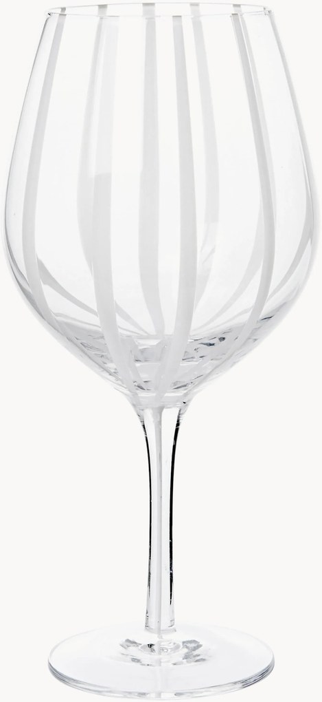 Copo de vinho tinto artesanal Stripe