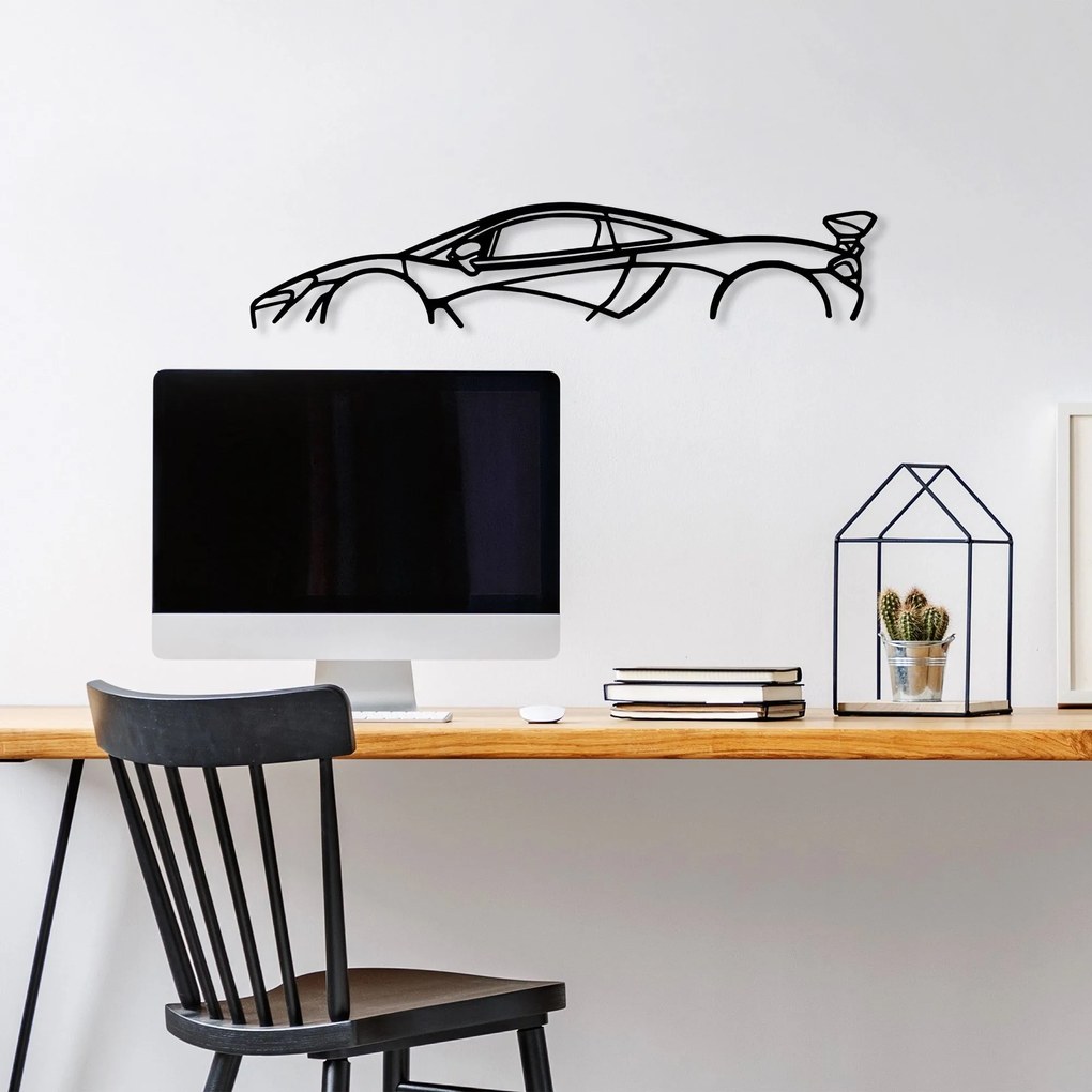 Acessório Decorativo de Parede Model-602 – Preto – 68 x 14 cm