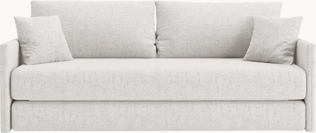 Sofá-cama em chenille Shannon (3 lugares), L 209 cm