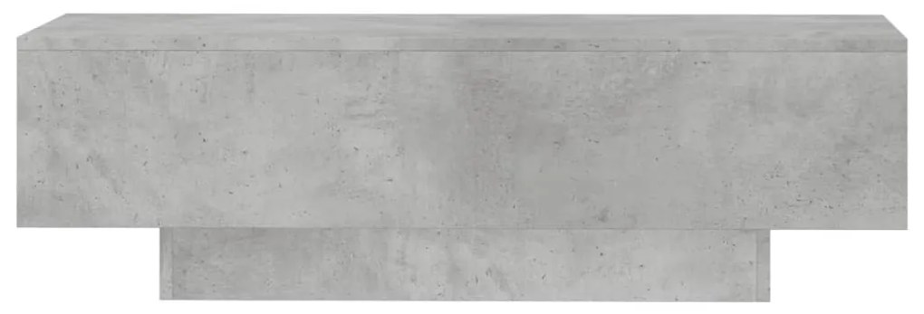 Mesa de centro 100x49,5x31cm derivados de madeira cinza cimento