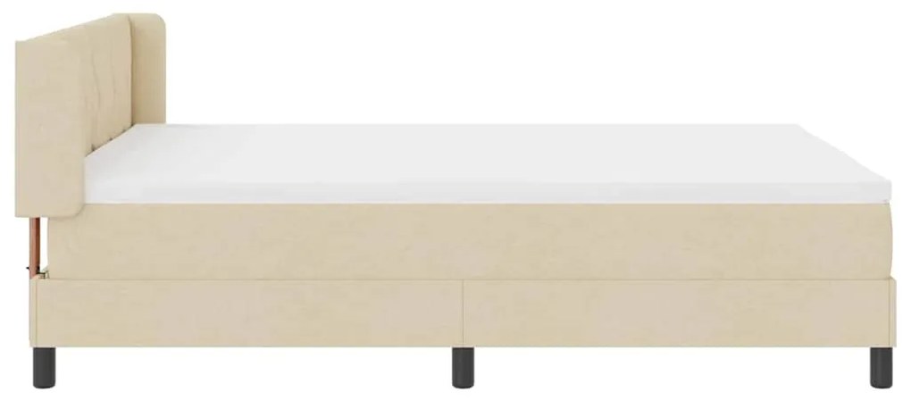 Cama Box com Colchão - Creme, 140 x 200 cm