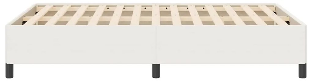 Cama vidaXL Creme 140x200 cm em tecido de corduroy