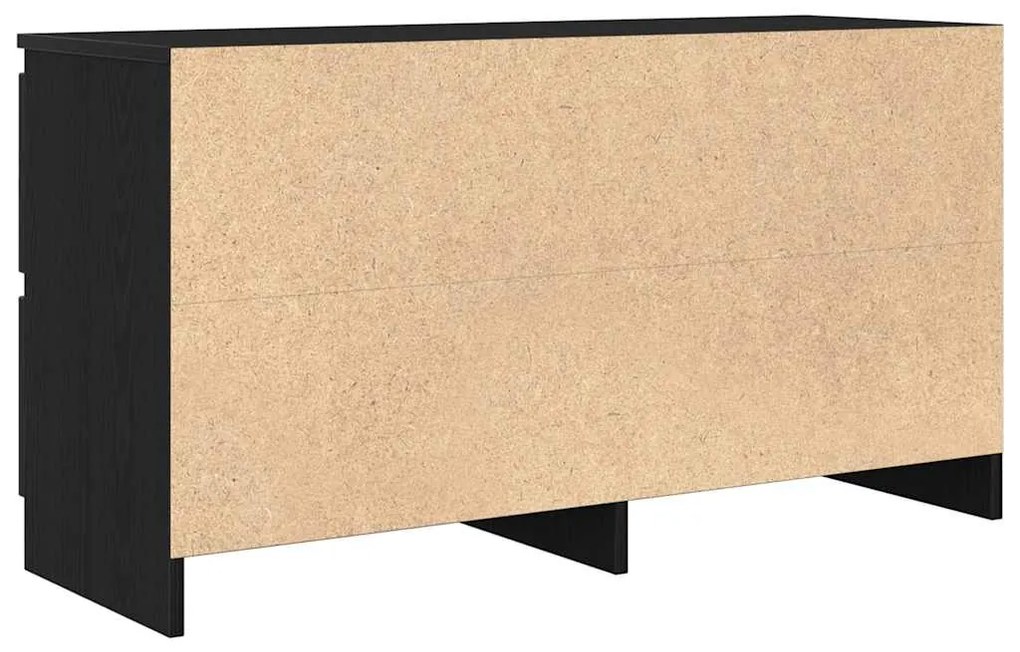 Móvel de TV 100x35x54 cm madeira processada preto