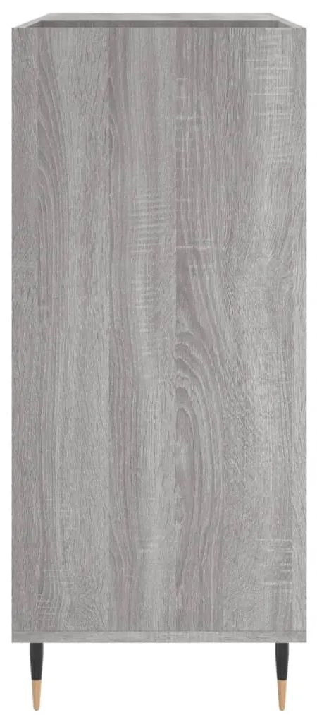 Armário p/ discos 84,5x38x89 cm derivados madeira cinza sonoma