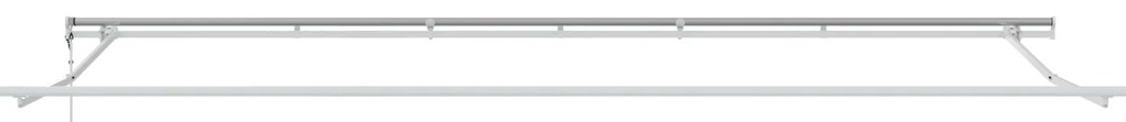 Toldo Retrátil Automático vidaXL Cinza Claro 600x300 cm