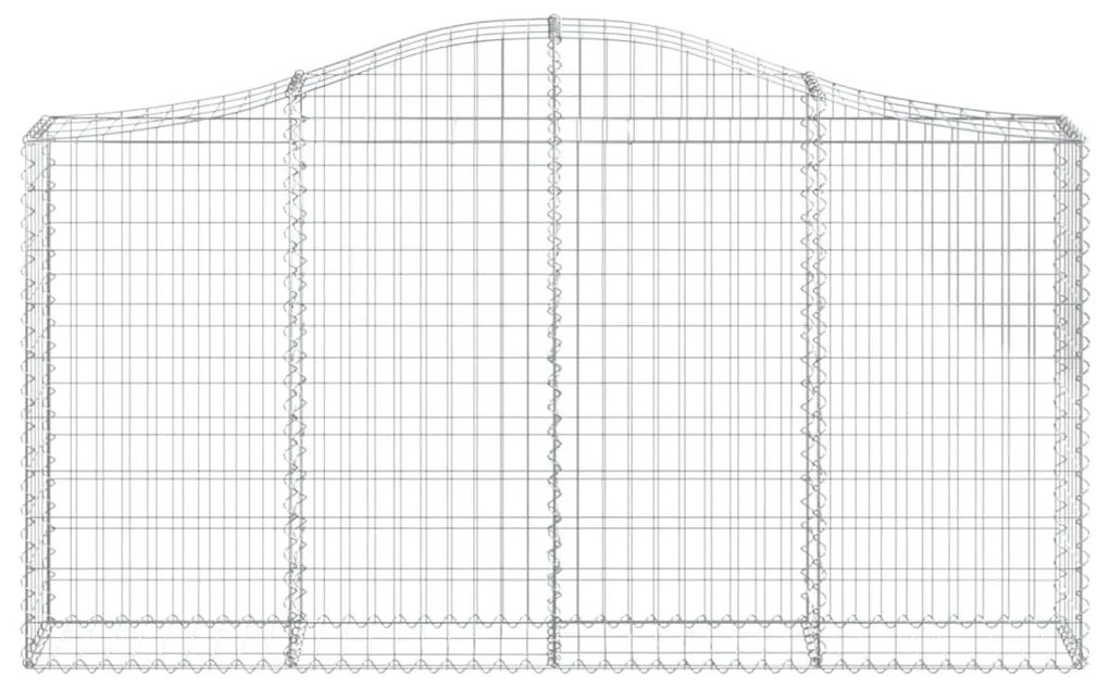 Cestos gabião arqueados 50 pcs 200x30x100/120 ferro galvanizado