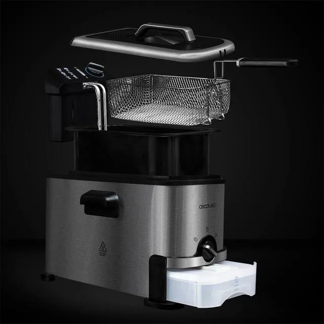 Fritadeira de óleo de 3 litros Cleanfry Infinity 3000 ProFilter