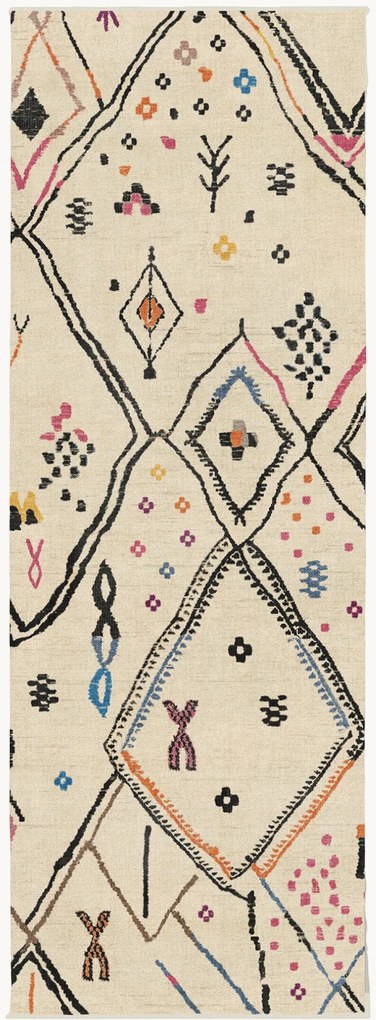 Passadeira lavável de pelo curto Pamir