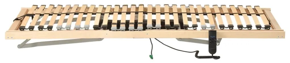 Estrado de ripas elétrico com 28 ripas 7 zonas 90x200 cm