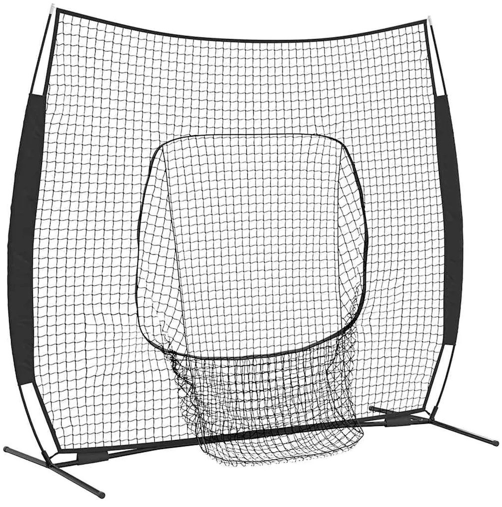 Beisebol &amp; Softbol Preto 250 x 106 x 209 cm Poliéster