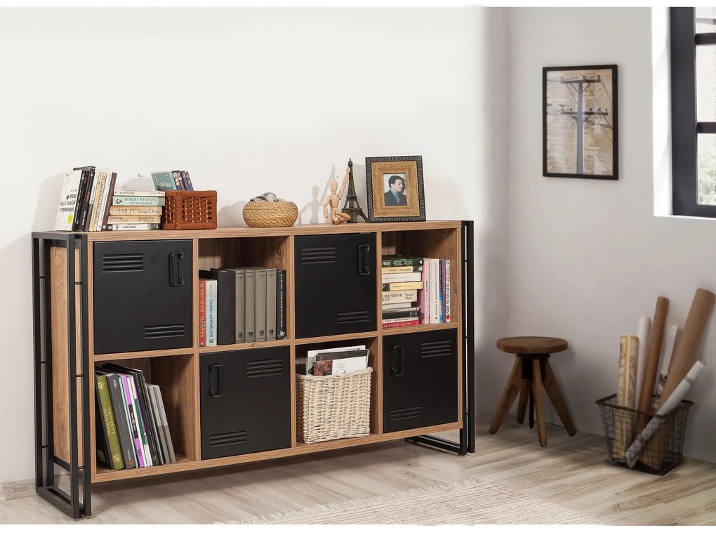 Console Cosmo – Atlantic Pine Black – 164x89x35 cm