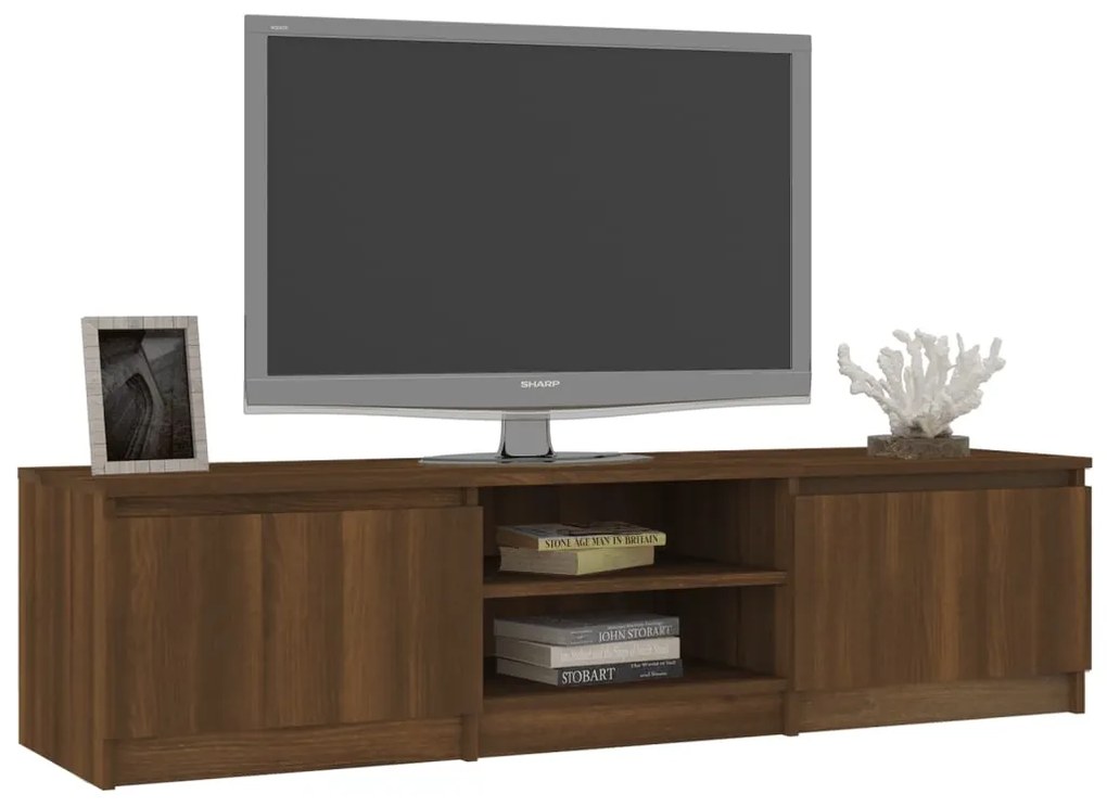 Móvel de TV Infinity de 140cm - Nogueira - Design Moderno