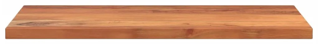 Tampo de mesa retangular 100x50x3,8 cm madeira de acácia maciça