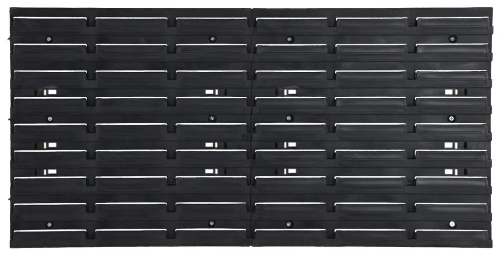 30pcs conjunto prateleiras de oficina 77x39cm PP preto/vermelho