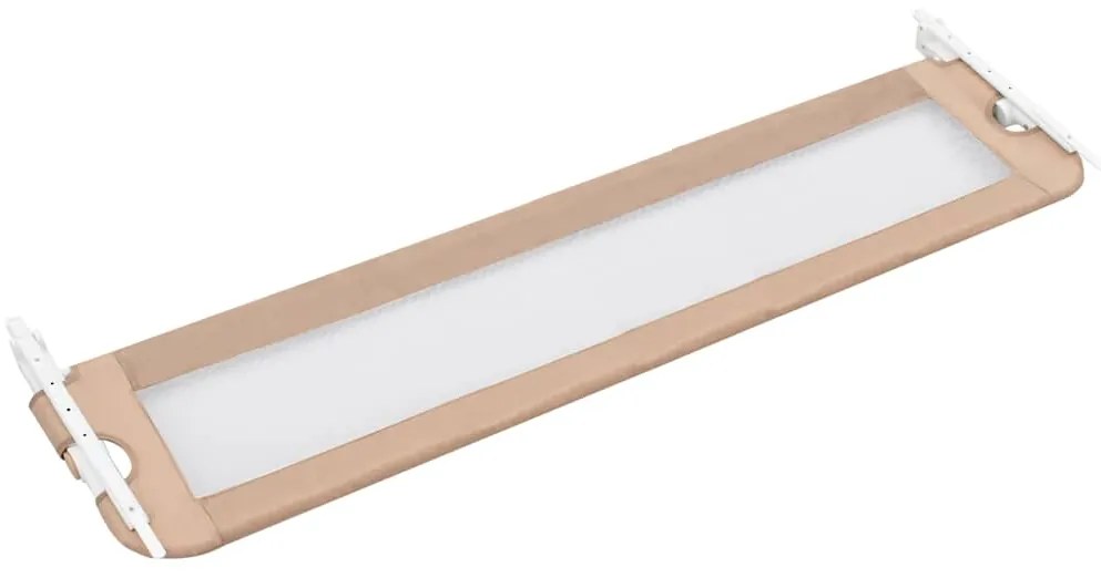 Barra segur. cama infantil 180x42cm poliéster cinza-acastanhado