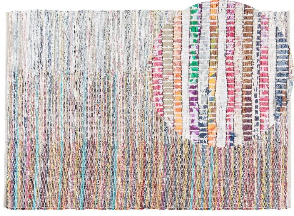 Tapete de algodão multicolor 160 x 230 cm MERSIN Beliani