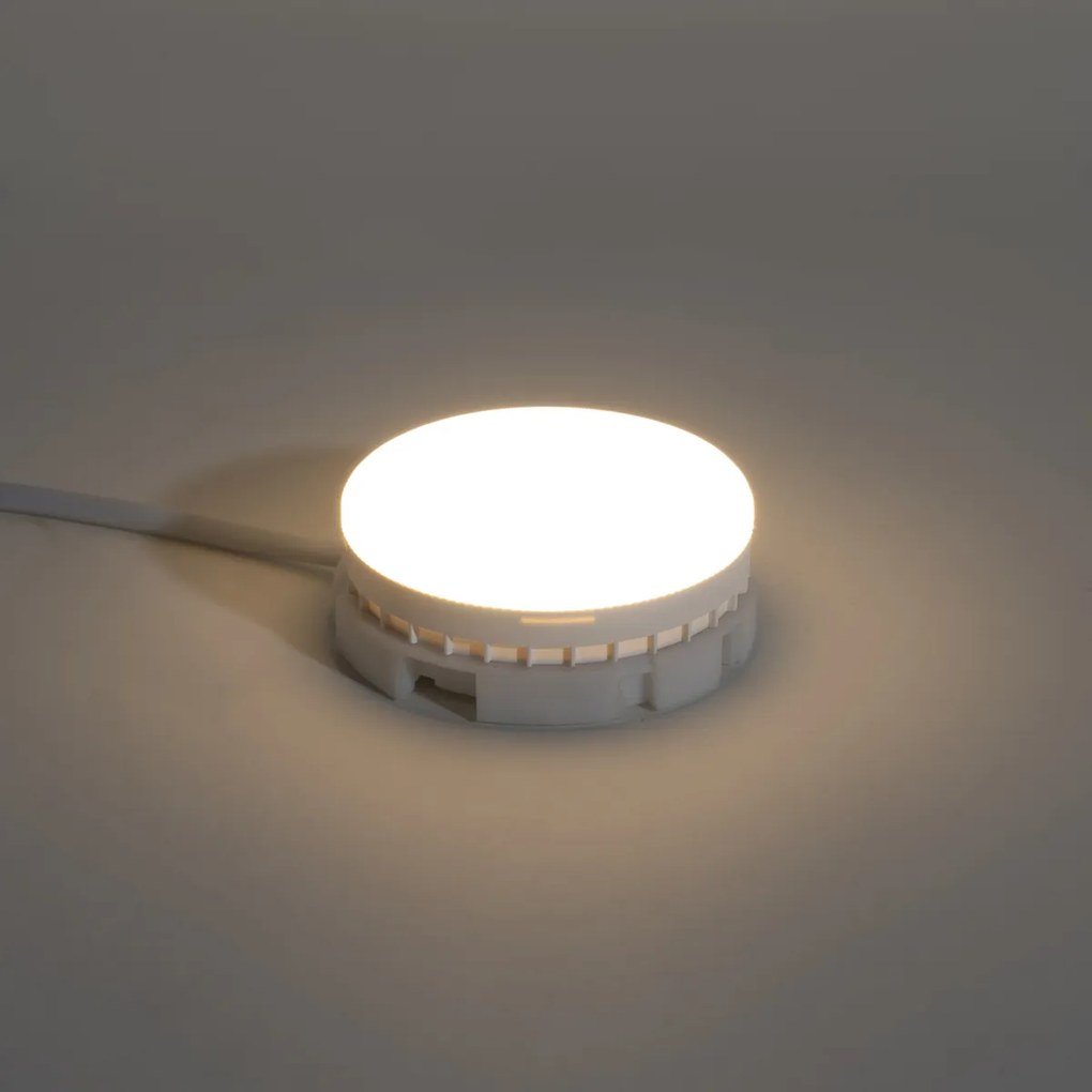 Conjunto de 5 lâmpadas LED GX53 reguláveis 7W 750 lm 3000K