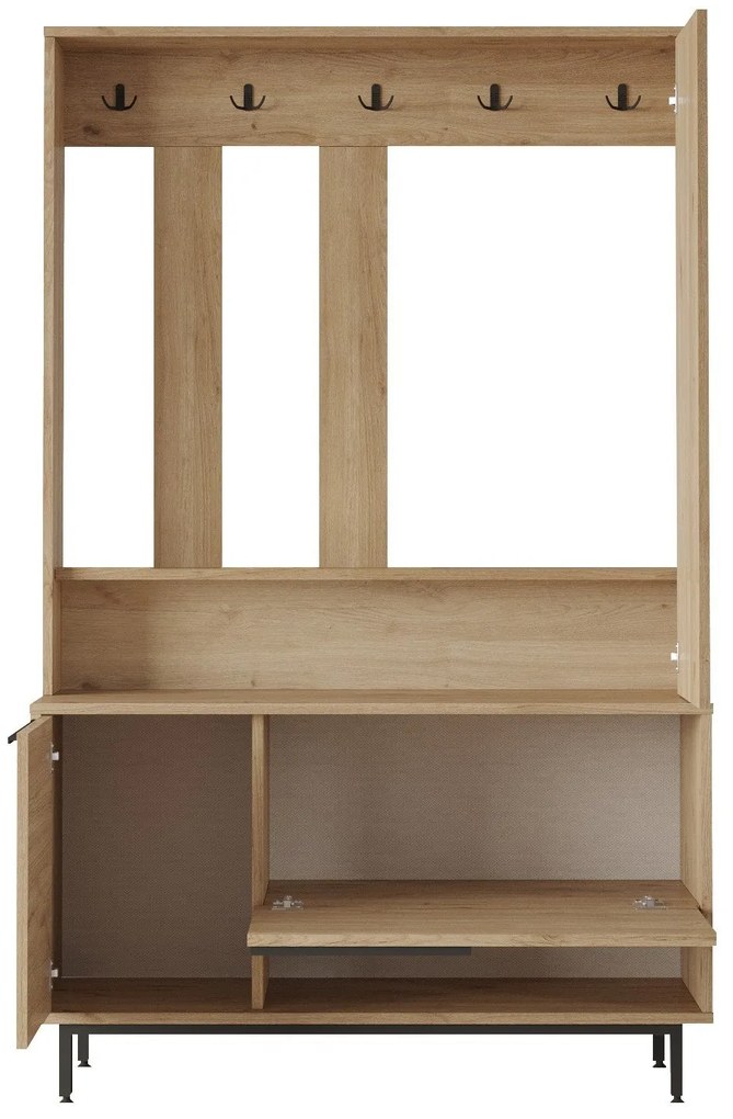 Cabideiro ON11 – Nogueira – 102,2x178,2x35,5 cm