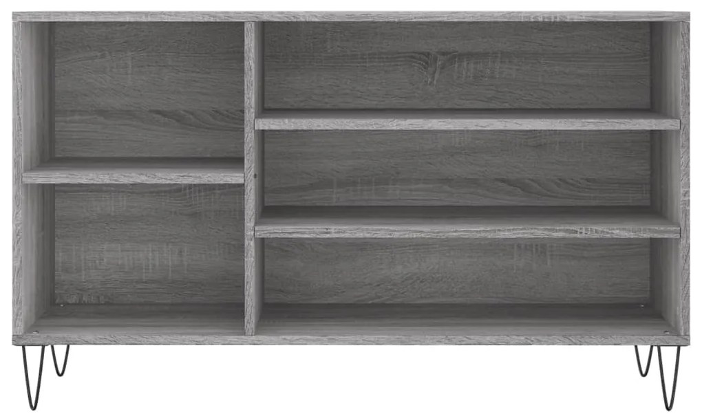 Sapateira 102x36x60 cm derivados de madeira cinzento sonoma