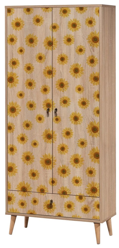 Roupeiro City – Multicolor – 80 cm x 190 cm x 45 cm