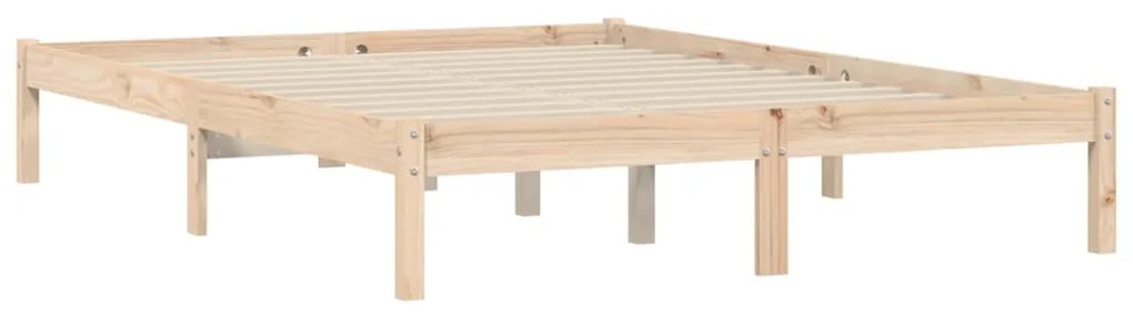 Cama sem colchão 160x200 cm madeira de pinho maciça