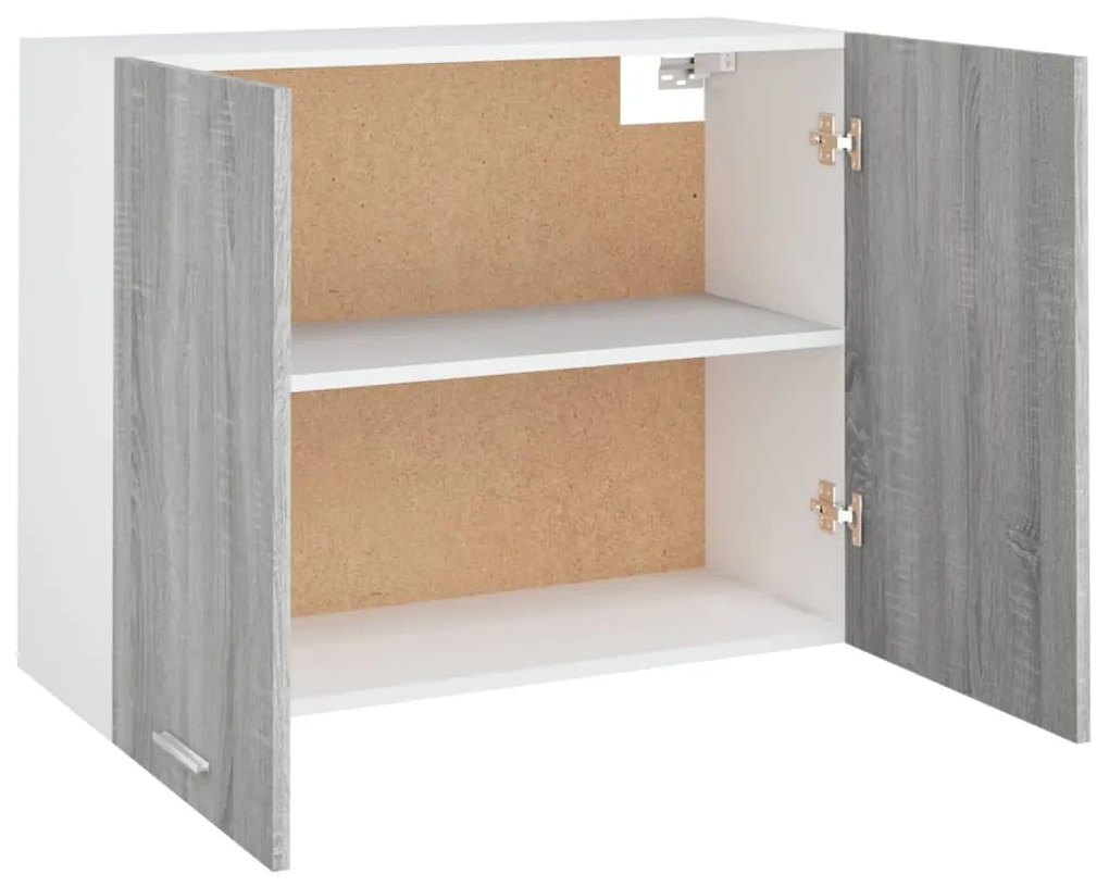 Armário suspenso “Lyon” 80x31x60 cm cinzento sonoma