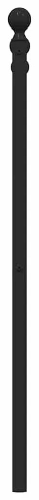 Cabeceira de cama 100 cm metal preto