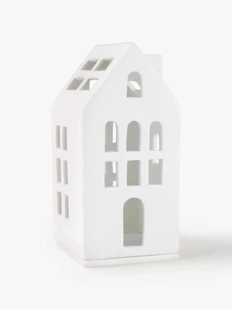 Suporte para velas em porcelana Living, Alt 13 cm