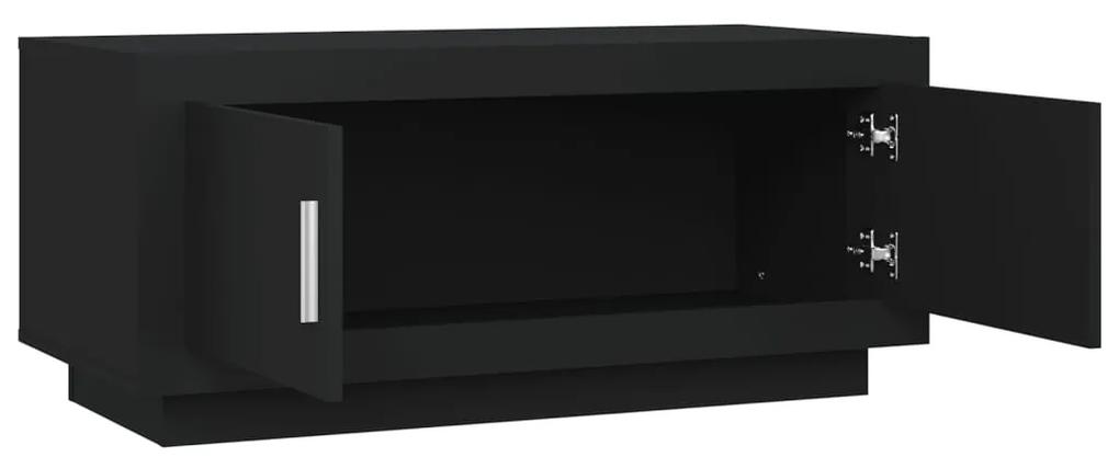 Mesa de centro 102x50x45 cm madeira processada preto