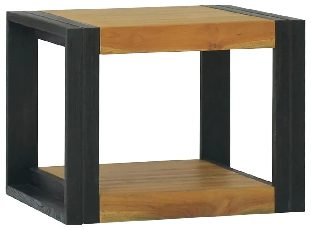 338229 vidaXL Armário de parede p/ casa de banho 45x45x35 cm teca maciça