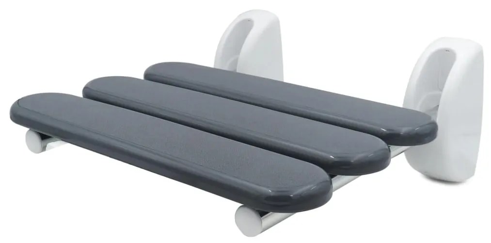 435956 RIDDER Assento de chuveiro dobrável Pro cinzento