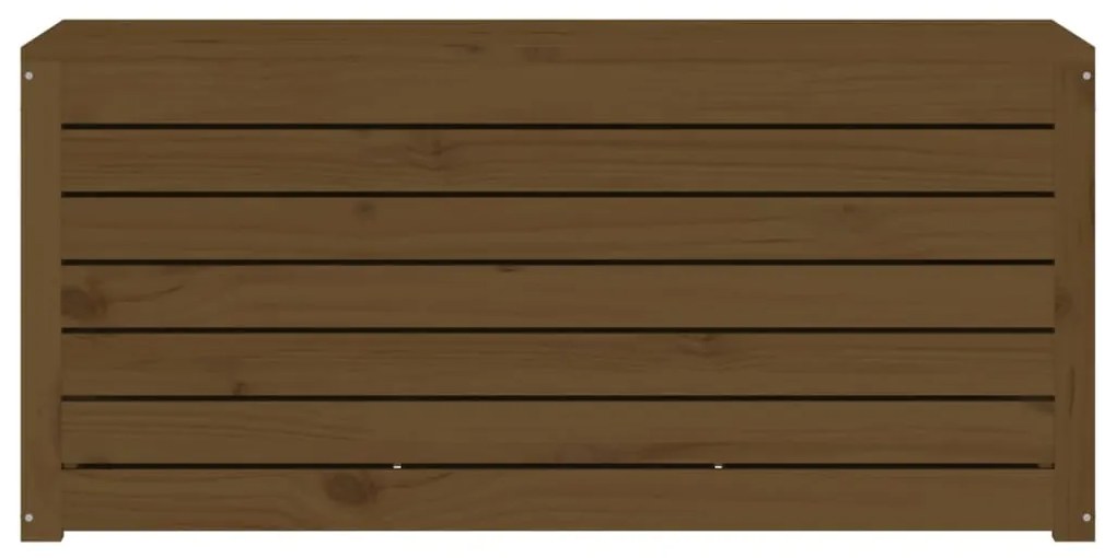 Caixa de jardim 101x50,5x46,5 cm pinho maciço castanho-mel