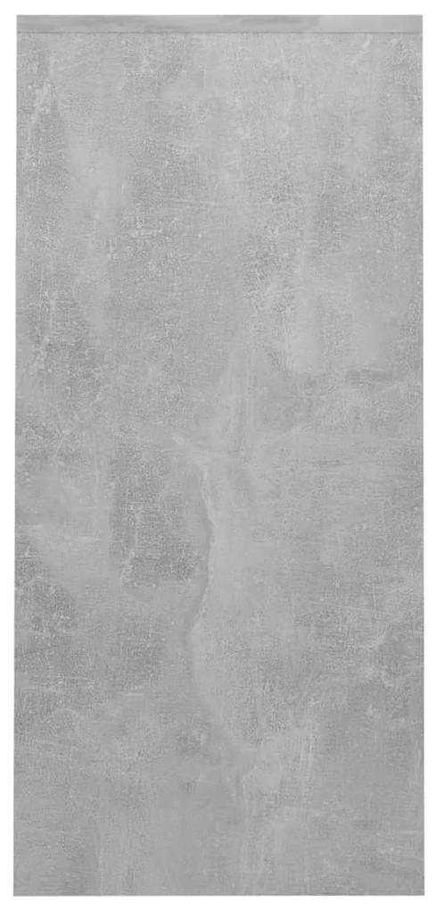 Secretária 102,5x35x75 cm derivados de madeira cinzento cimento