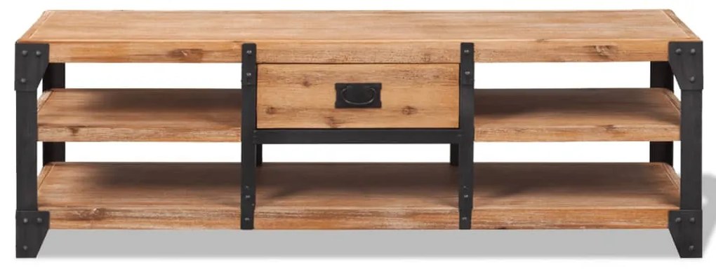 Conjunto de móveis de sala 3 pcs madeira de acácia maciça