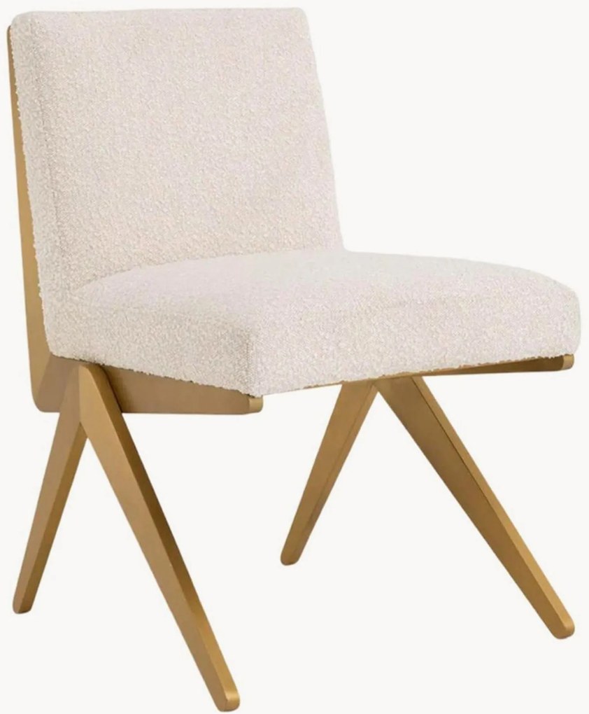 Cadeira de jantar em bouclé Fico