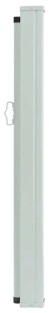 Toldo lateral retrátil para pátio 100x300 cm creme