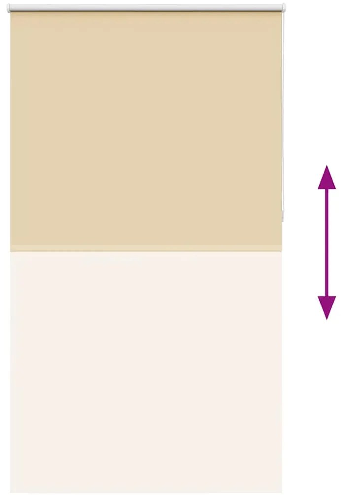 Persiana de enrolar 130x210 cm largura tecido 126,6cm poliéster