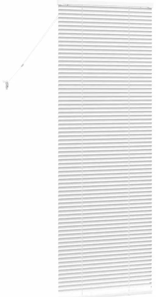 Persiana de Janela com cortinas Outros Manual Branco 80 x 130 cm Alumí