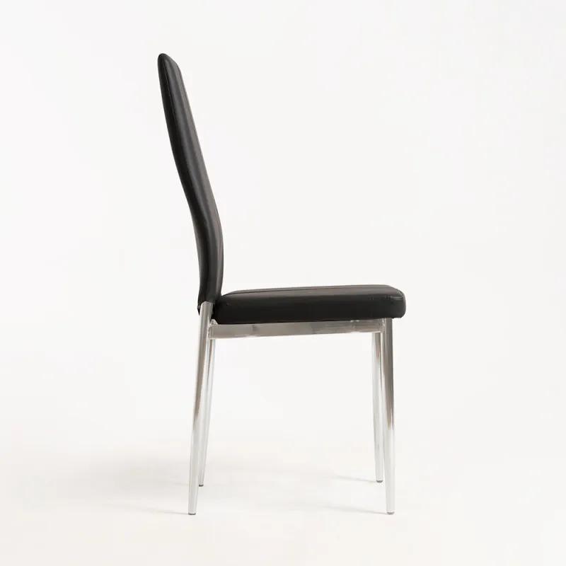 Cadeira Lonk Couro sintético - Preto