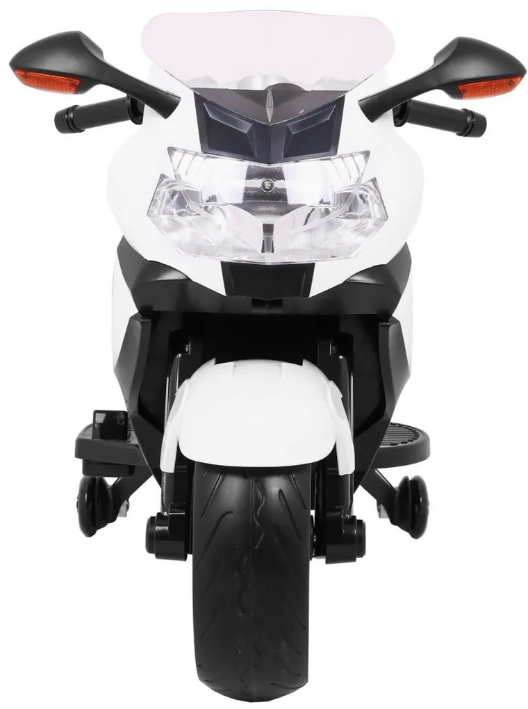Mota elétrica para Crianças 12V BMW K1300S, Rodas Espuma EVA Branca