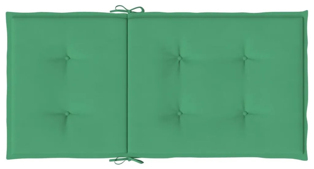 Almofadões lombares p/ cadeiras de jardim 2pcs oxford verde