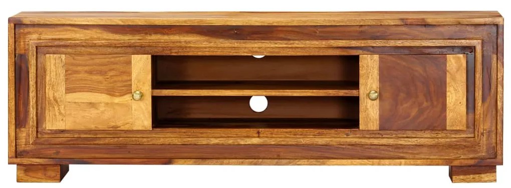 Móvel de TV 118x30x40 cm madeira de acácia maciça