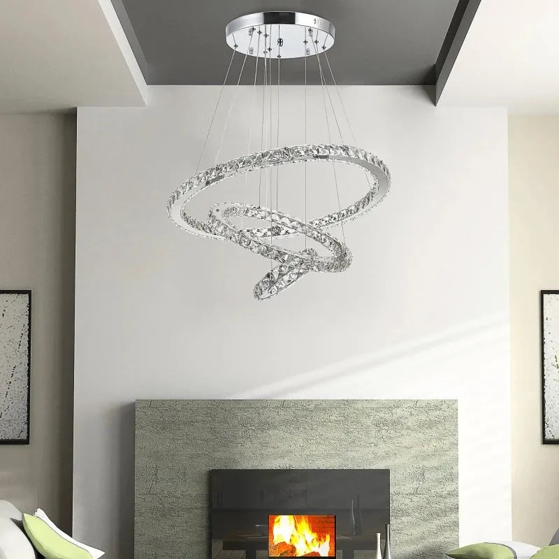 Candeeiro de Teto Crystal - Design Moderno